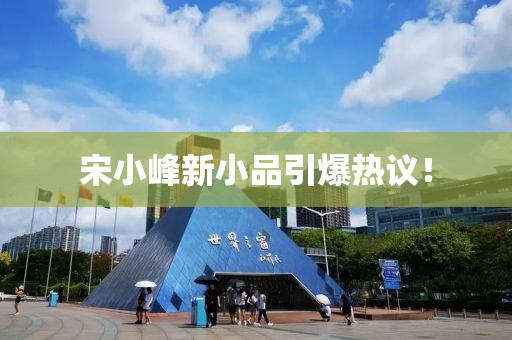 宋小峰新小品引爆热议！