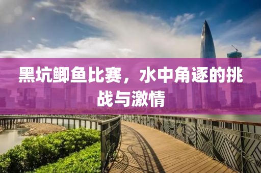 黑坑鲫鱼比赛，水中角逐的挑战与激情